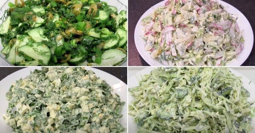 Вкусные весенние салаты: 4 простых рецепта