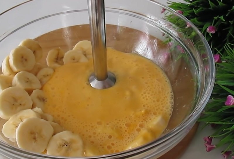 измельчение бананов