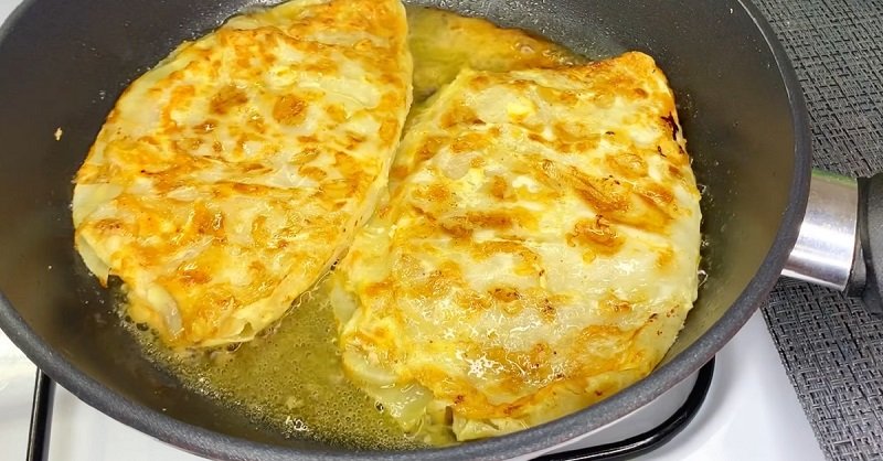 жарка чебуреков из капусты