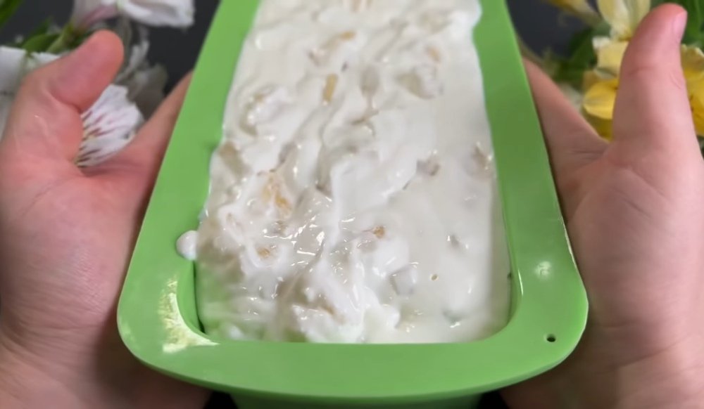 десерт с ананасами
