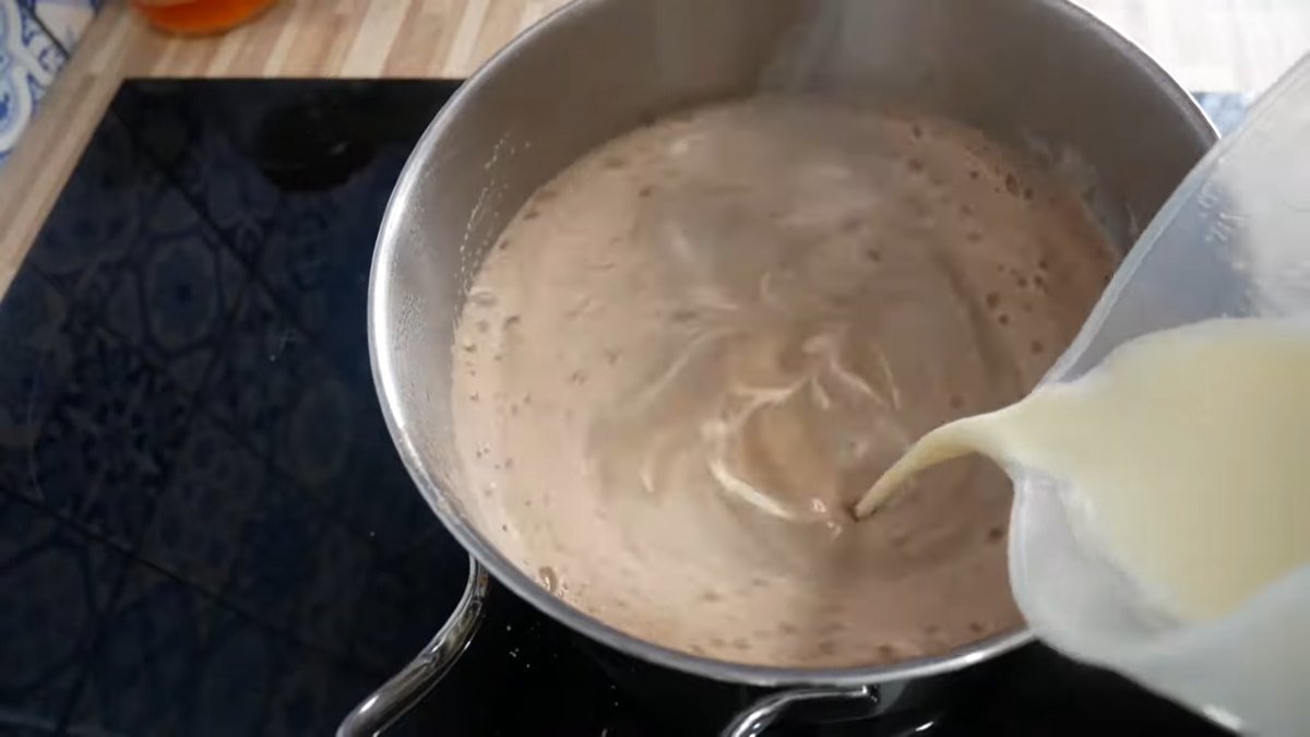 пудинг на молоке