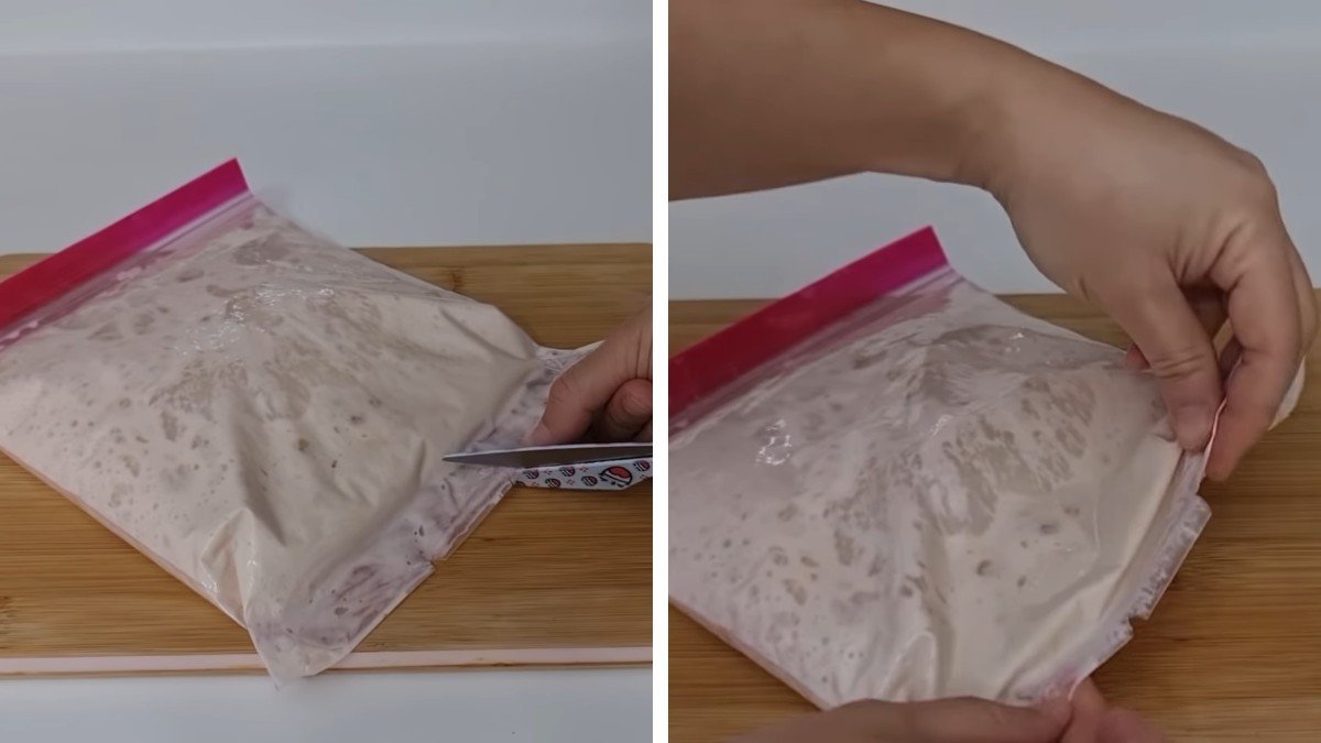 пакет с тестом