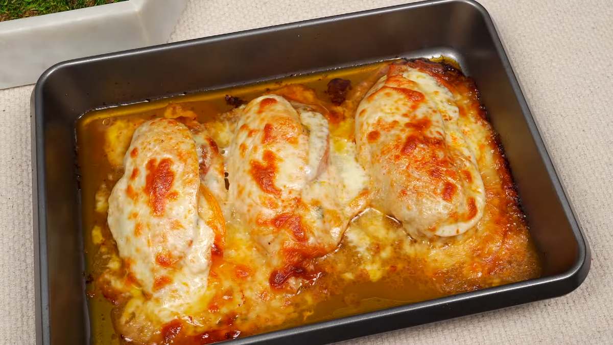 куриное филе под сыром