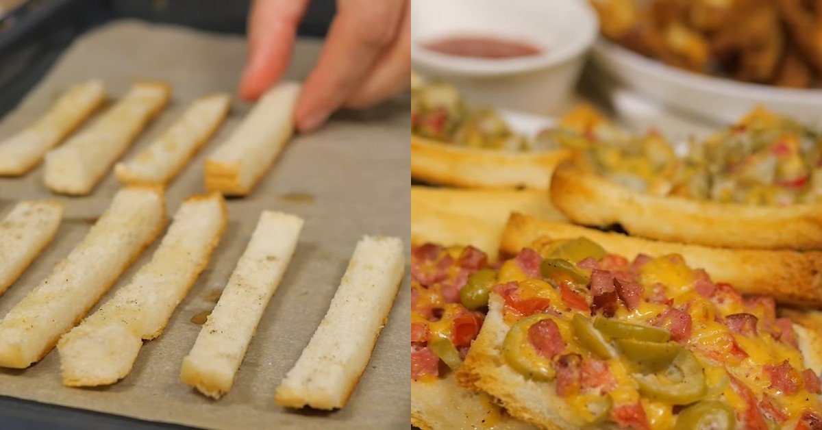 бутерброды в духовке