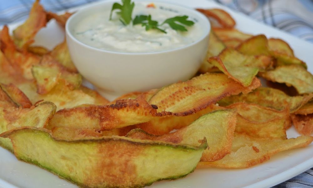 Кабачки по-гречески: рецепт румяных чипсов кухни мира,овощные блюда