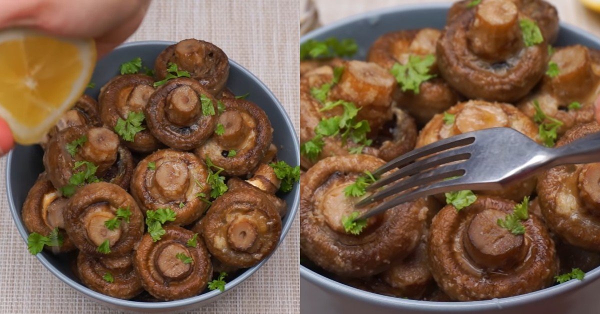 шампиньоны в духовке