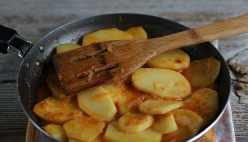 готовое блюдо из картошки