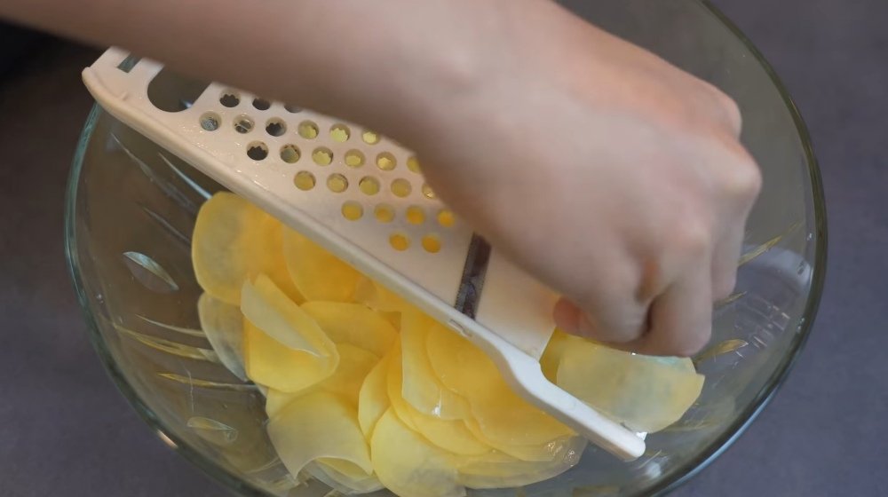 картофель слоями