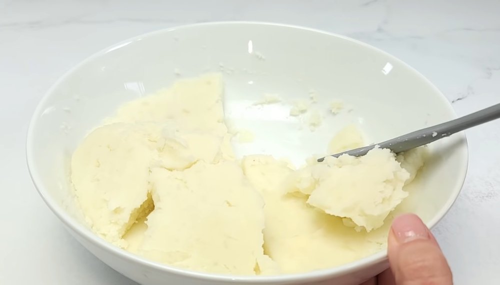 картофельные клецки с жареным беконом