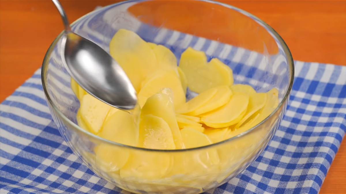 ломтики картофеля