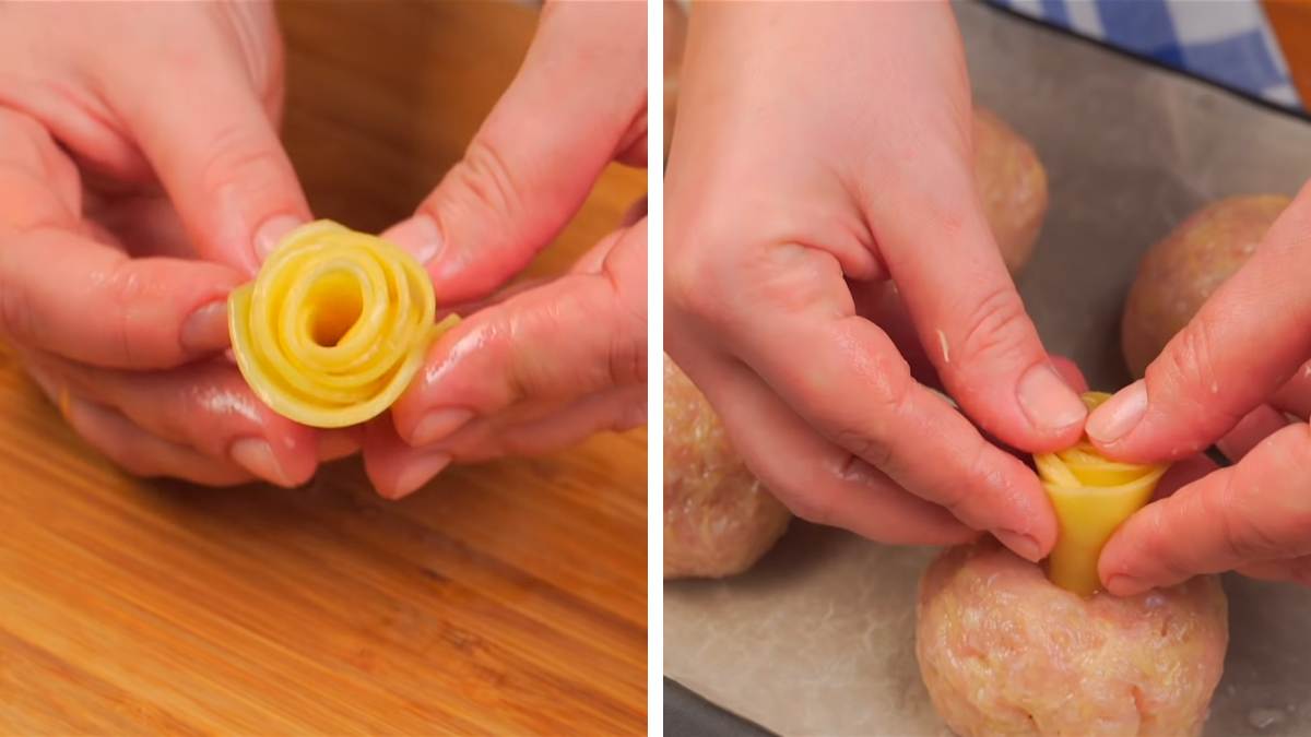 ломтики картофеля