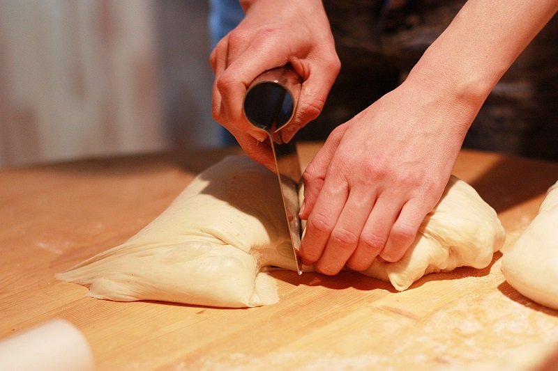 разрезание теста