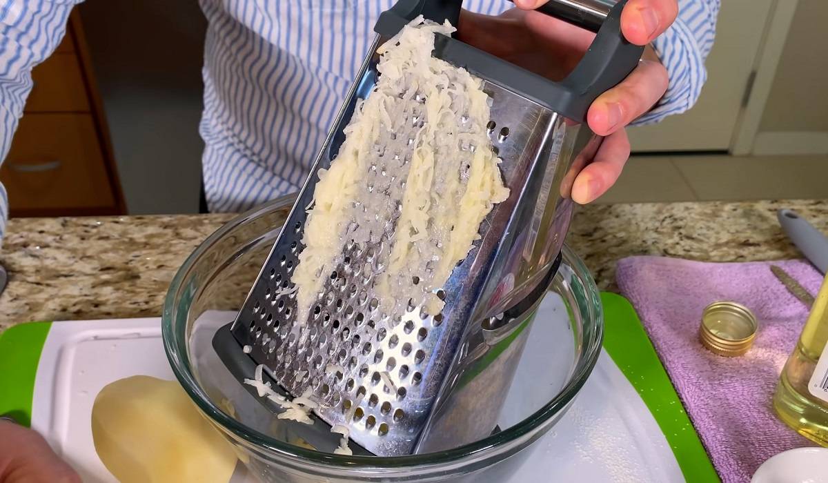 тертый картофель