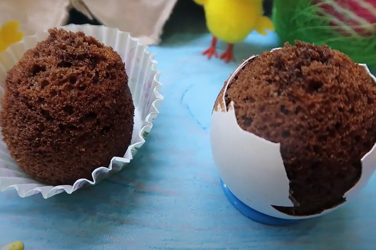 кексы в скорлупе