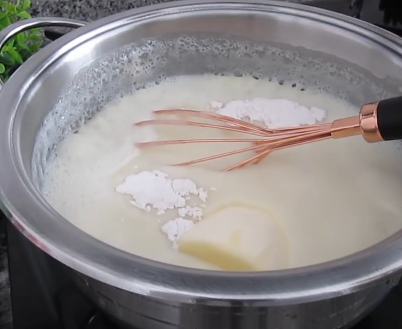 приготовление молочного десерта