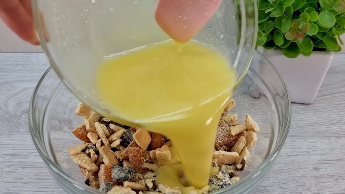 смешивание ингредиентов