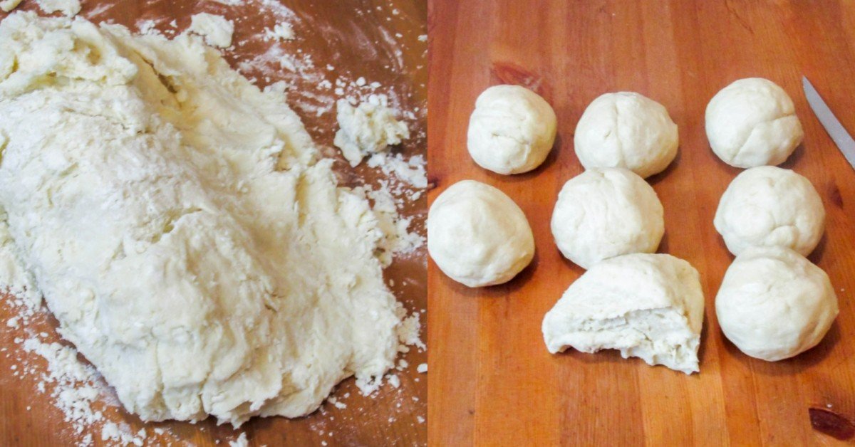 коржи из слоеного теста