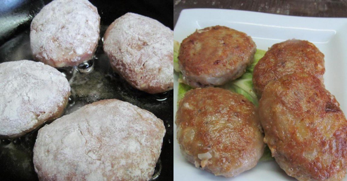 рецепт котлет из свинины