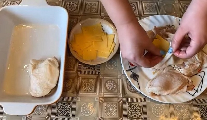 фаршировка куриных бедер