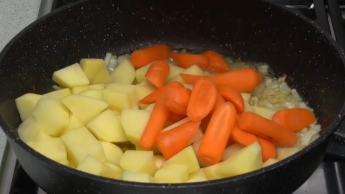 жареные овощи 