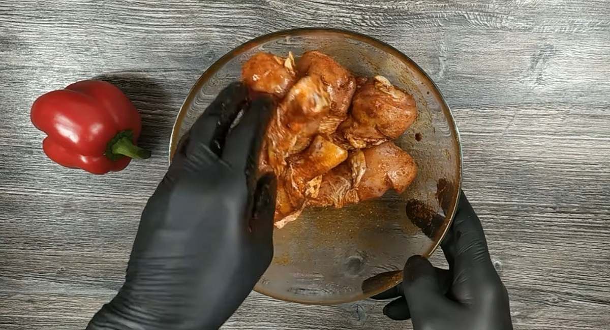 куриные ножки в маринаде