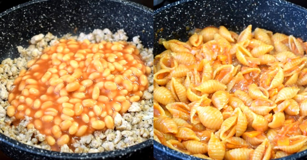 макароны с фаршем