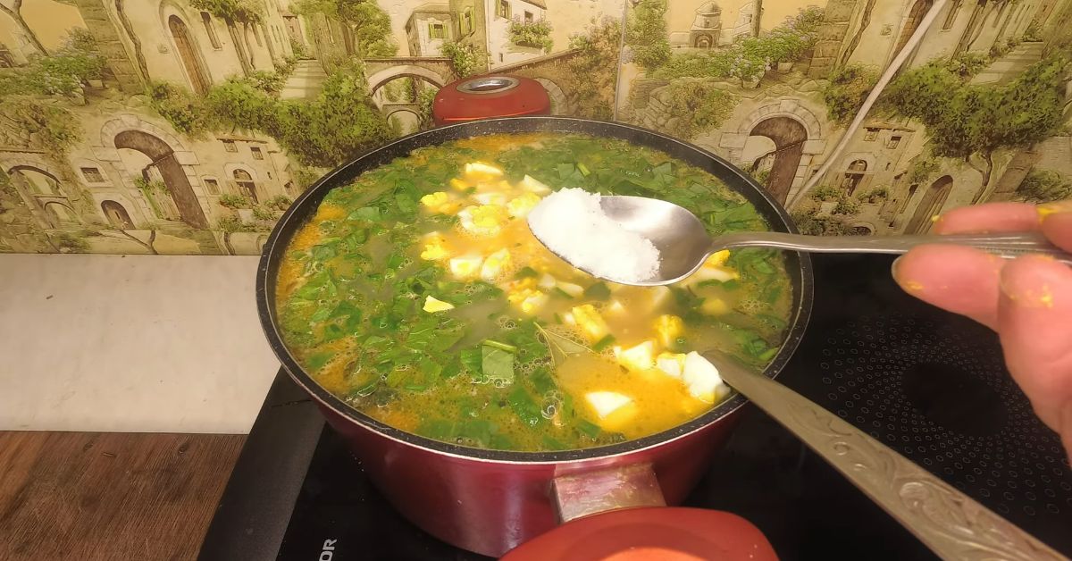 рецепт зеленого борща