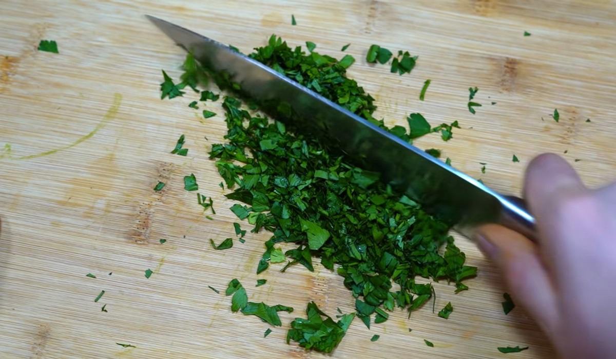 рубленая зелень