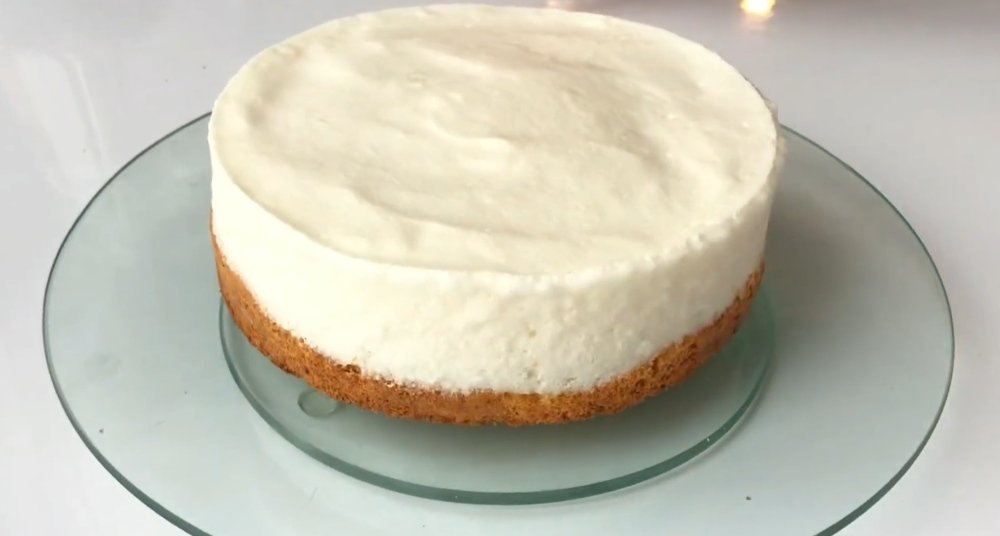 низкокалорийный торт «Птичье молоко»