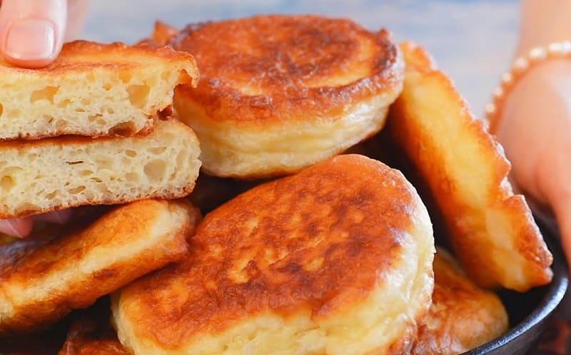 готовые оладьи