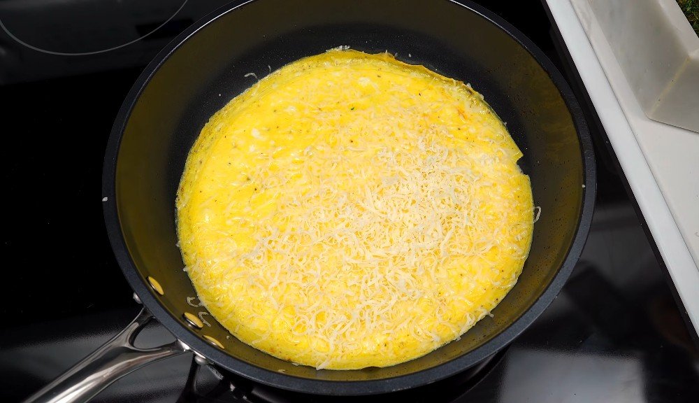 омлет с фаршем