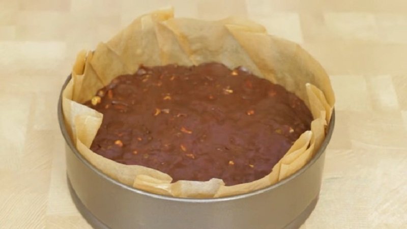 десерт в форме для выпекания