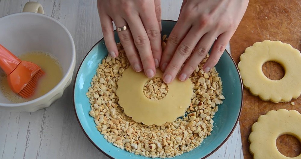 песочное печенье с арахисом рецепт