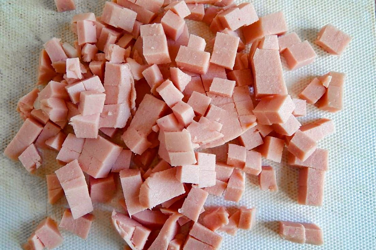 пицца на хлебе