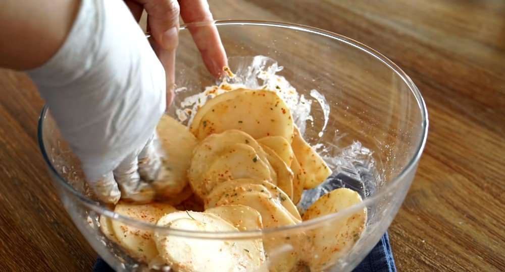 пирог из картофеля на сковороде