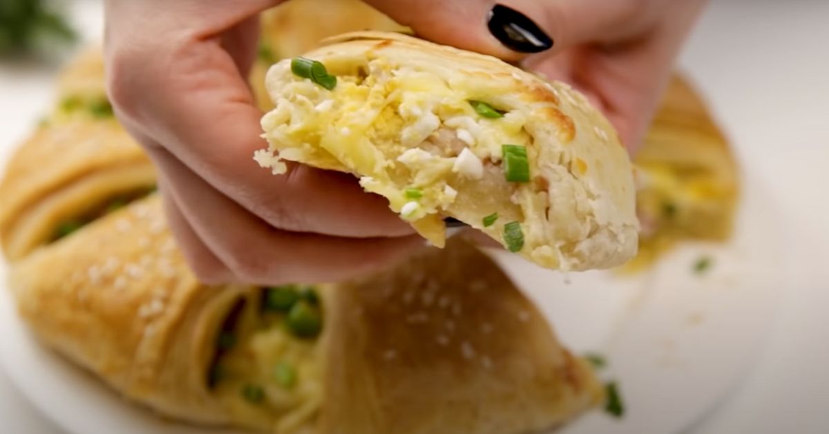 быстрый пирог с мясом