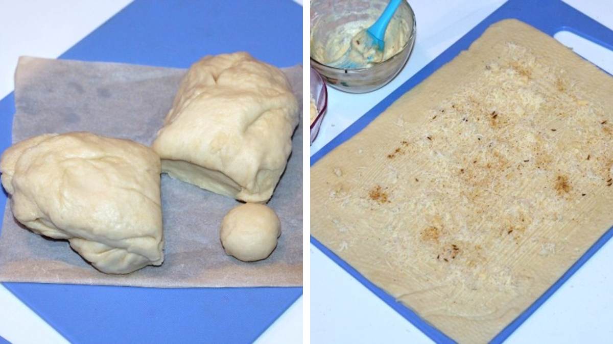 тесто с начинкой