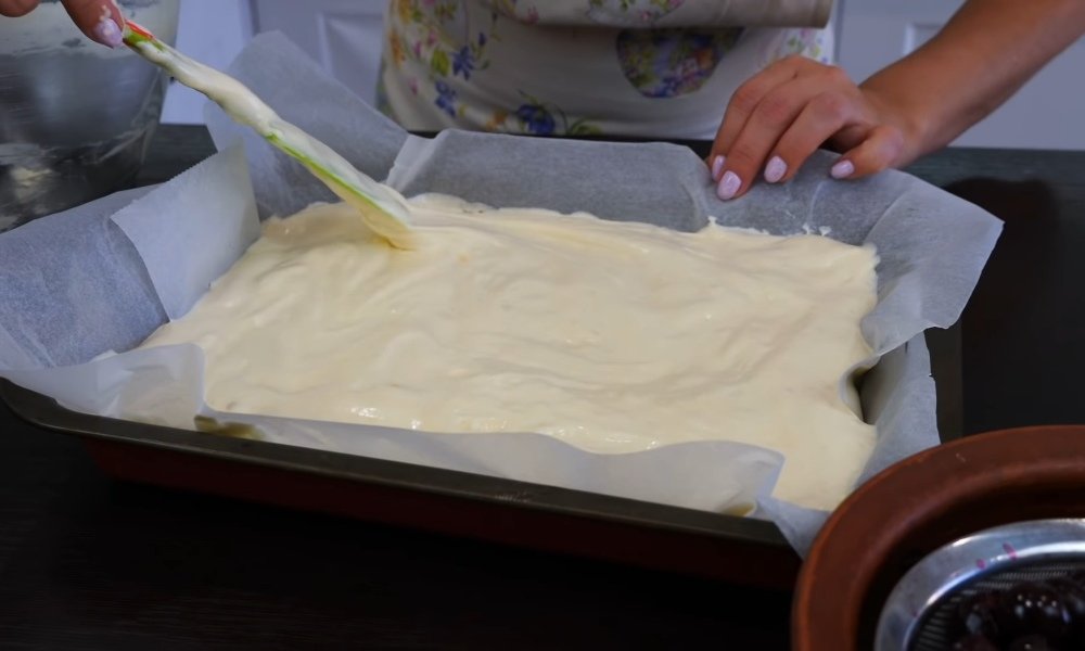 пирог с вишней