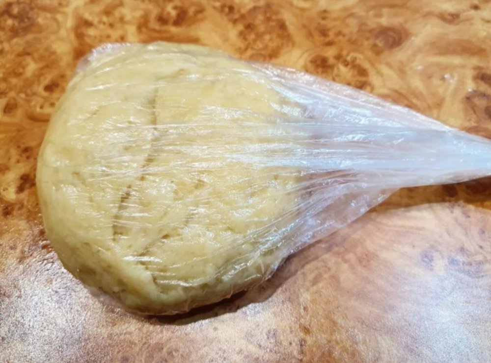 постные рогалики с яблоками