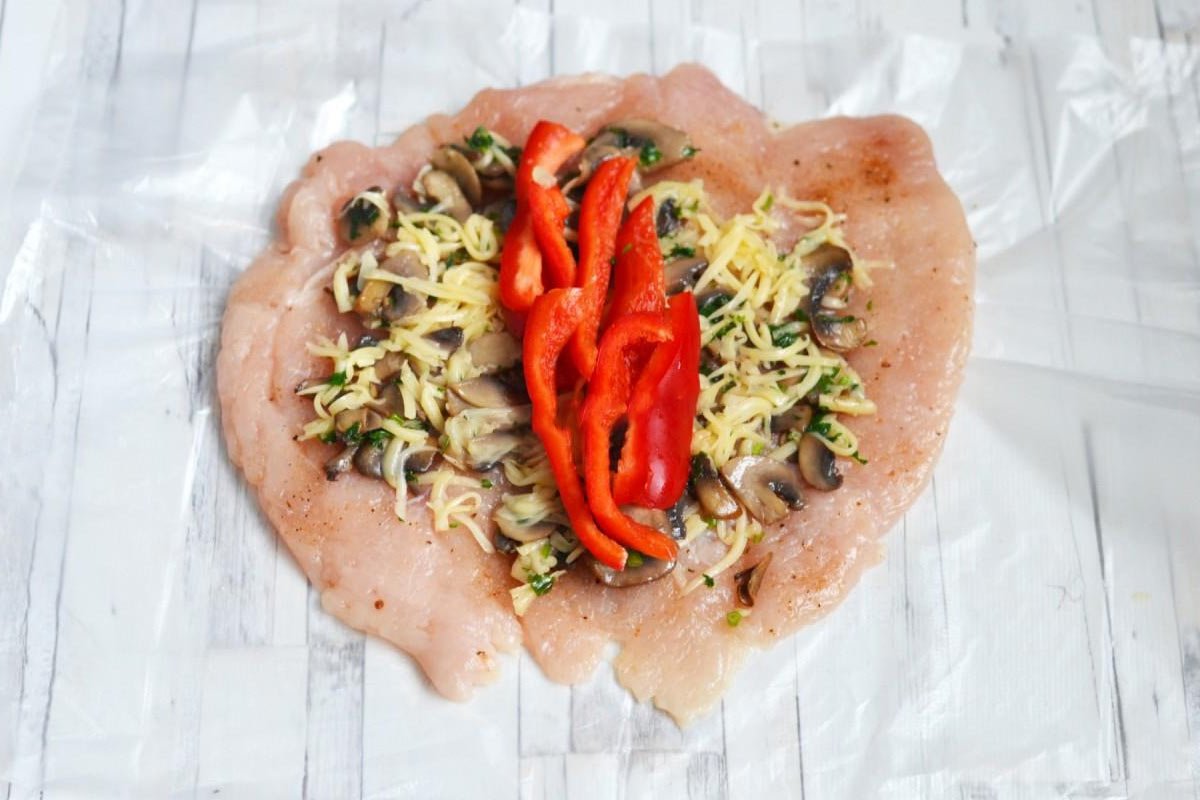 роллы из куриного филе