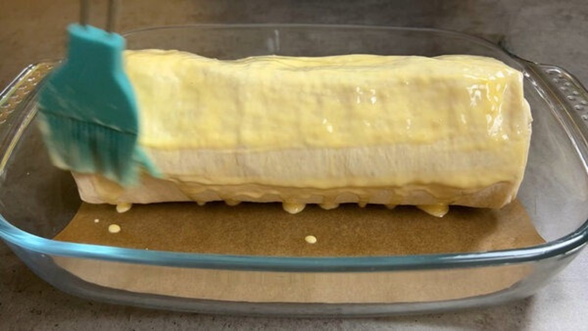 рулет в форме для выпекания