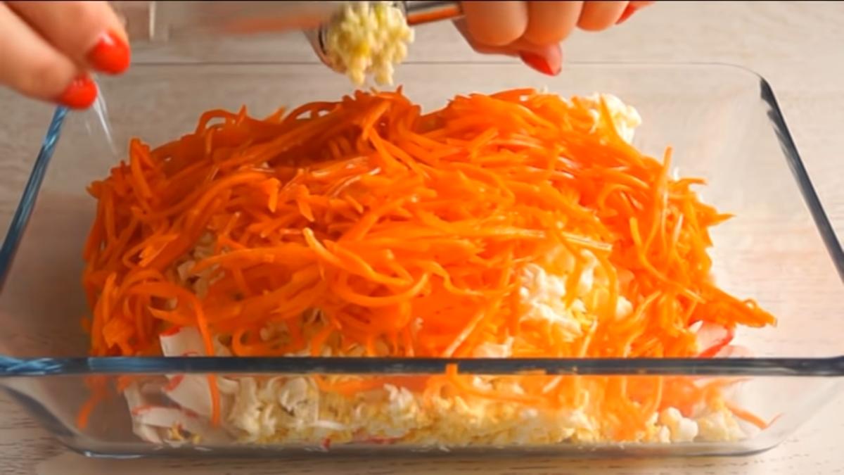 салат с морковью