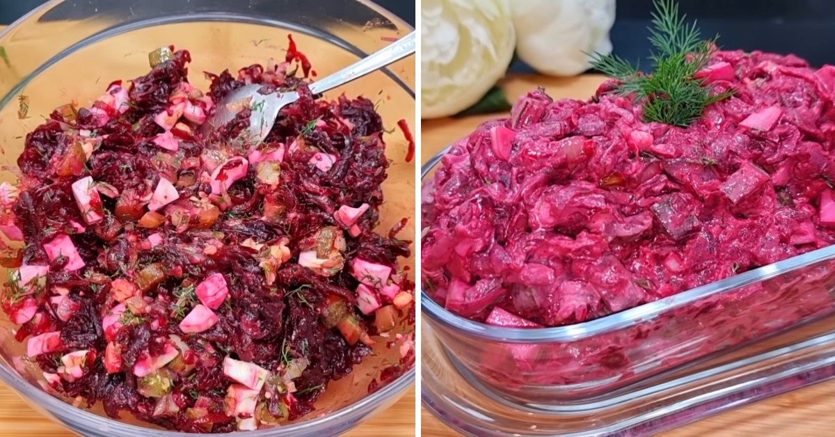 салат с солеными огурцами