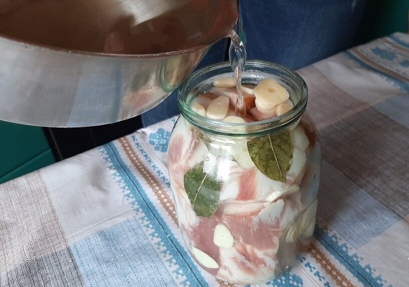 заливка рассолом