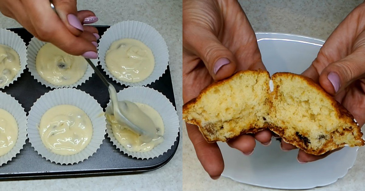 кексы на сметане