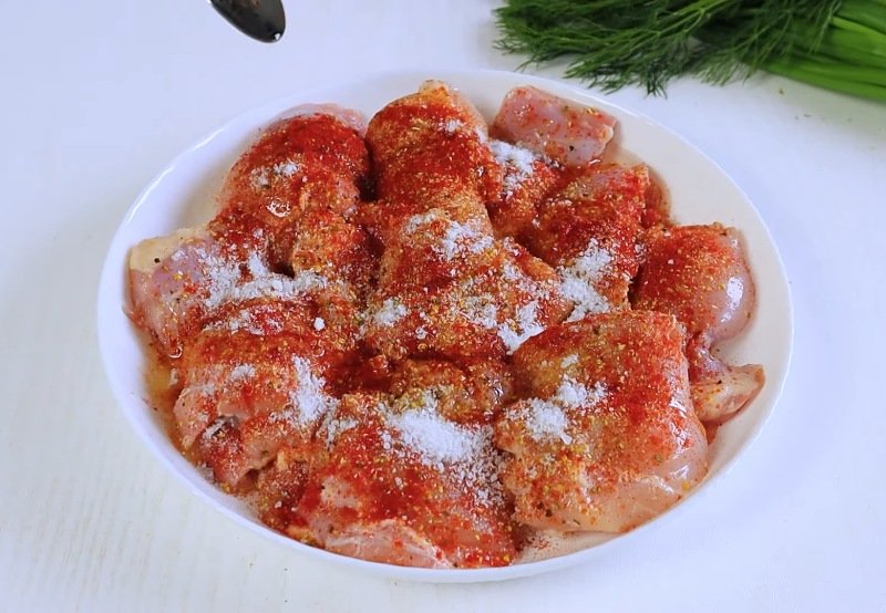 курица со специями