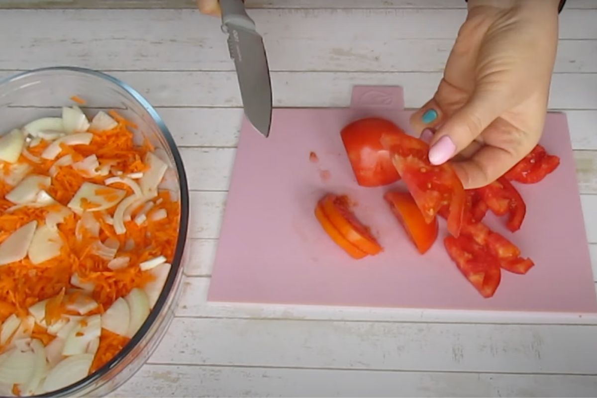 рыба с овощами