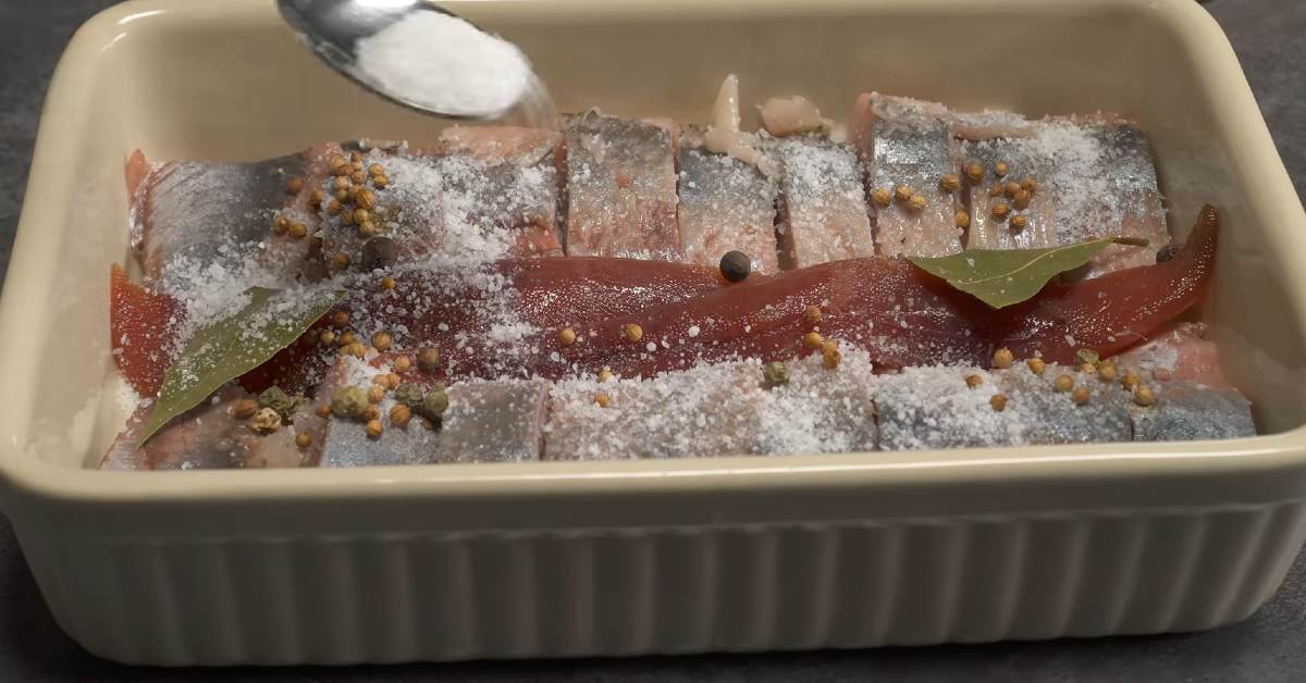 малосольная селедка