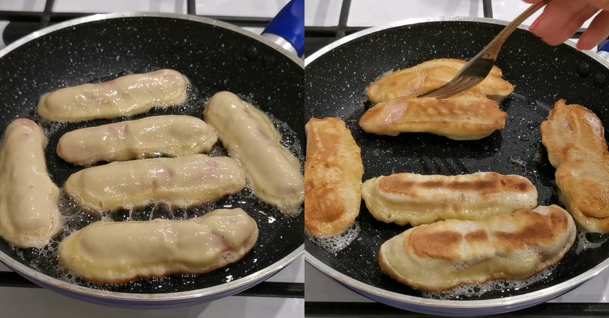 сосиска в тесте за 5 минут