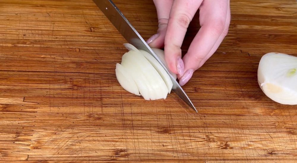 лук полукольцами